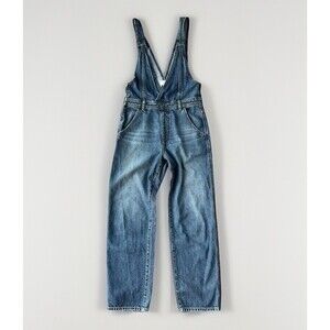 AG Adriano Goldschmied Blue Denim Overalls